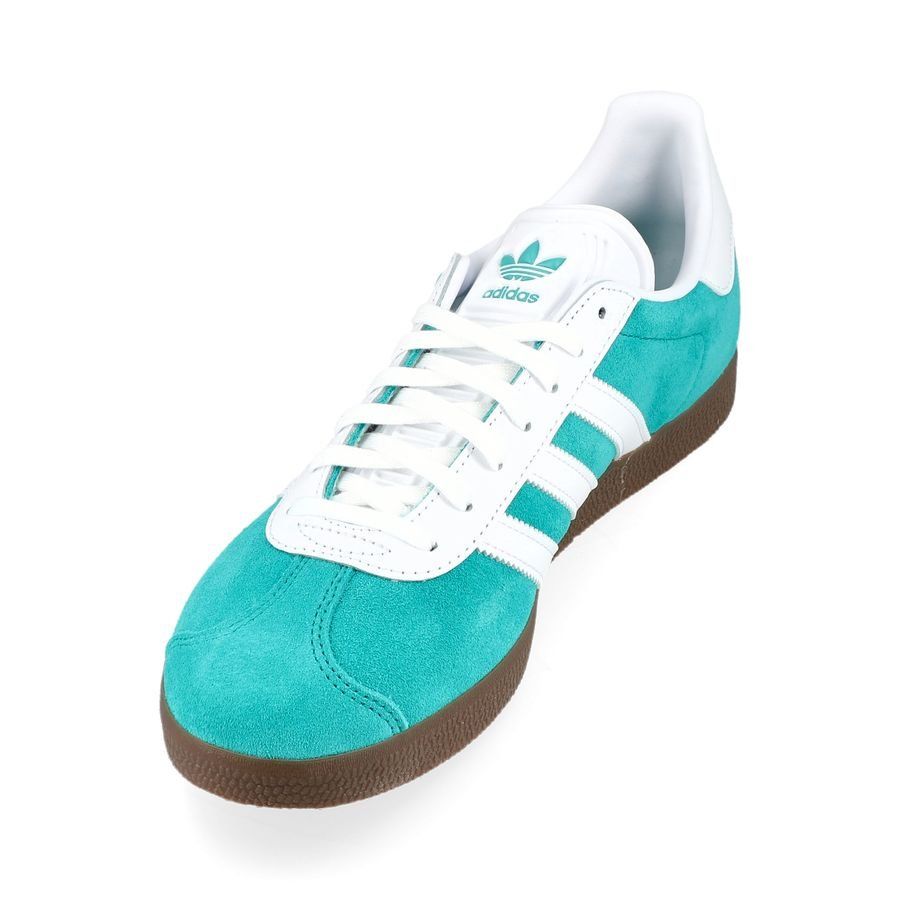 adidas Sneaker Gazelle Liverpool 3rd - Sea Green/Footwear White/Gum Dark Brown - Men's-SoccerKits Hub | Buy Soccer Jerseys Online